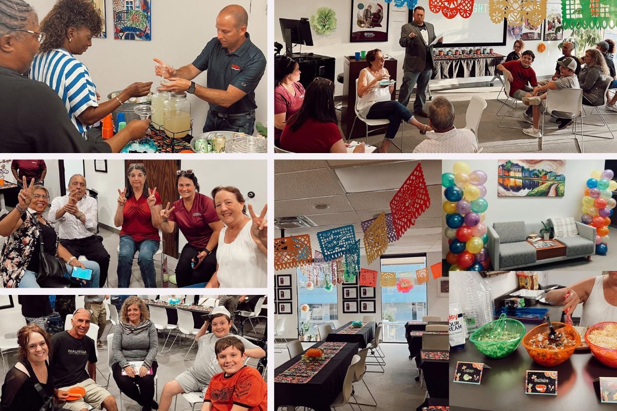 Home Instead Hosts A Fiesta for Walk to End Alzheimer's in New Orleans, LA collage