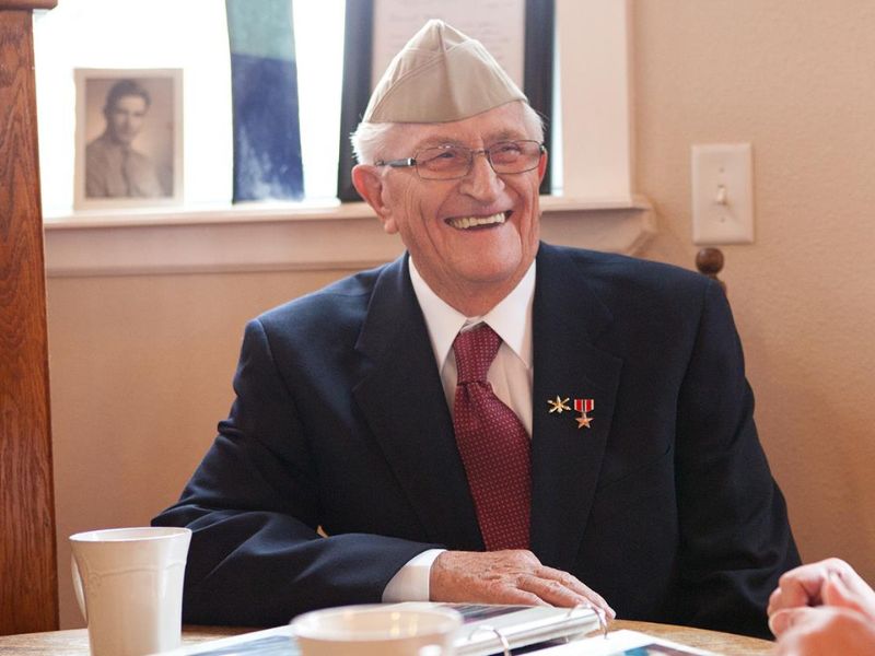 smiling veteran