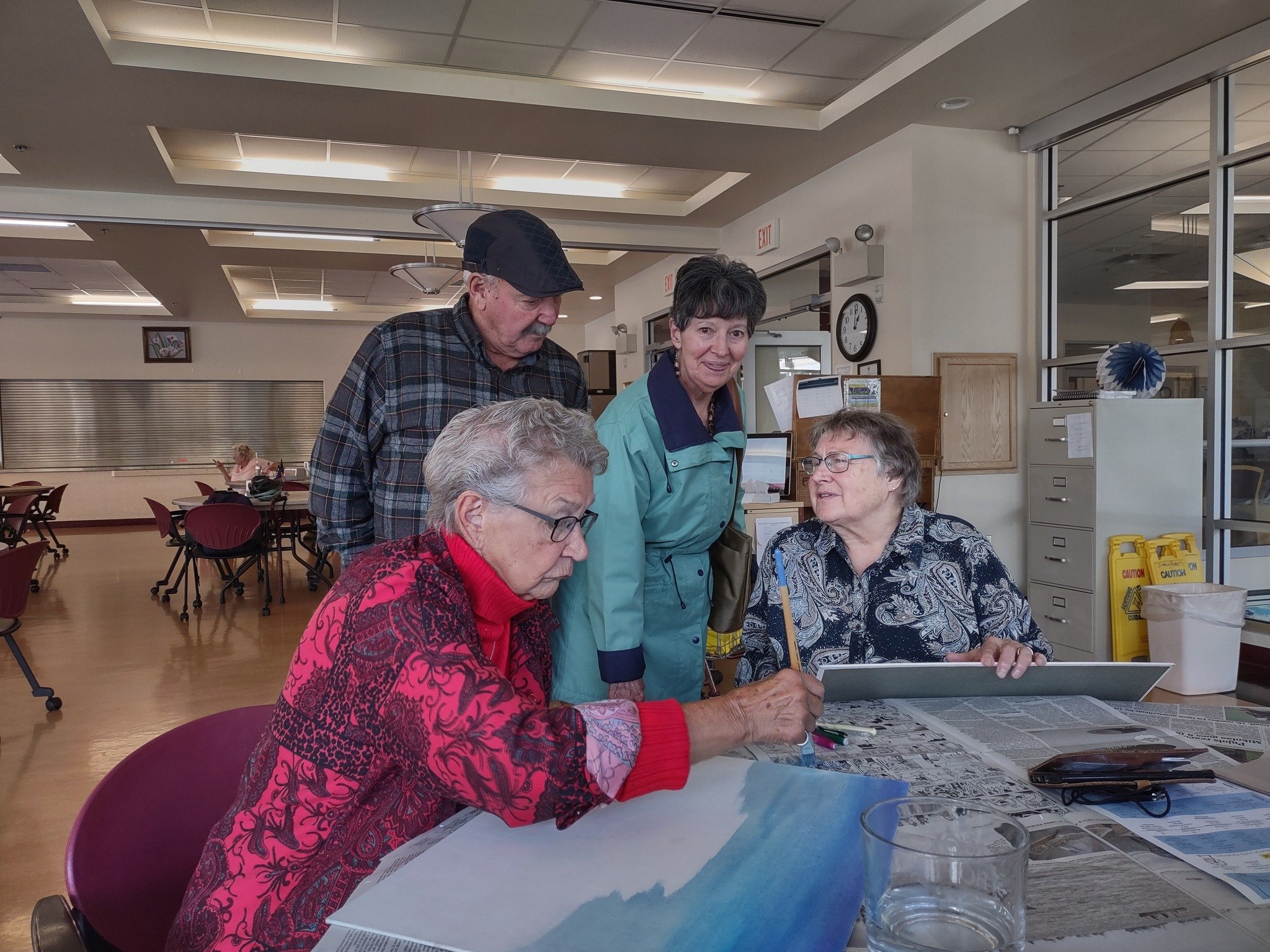 Seniors Enjoying Palmer Senior Citizens Center