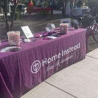 litchfield park, az booth at hacienda del rays holiday bike raffle event