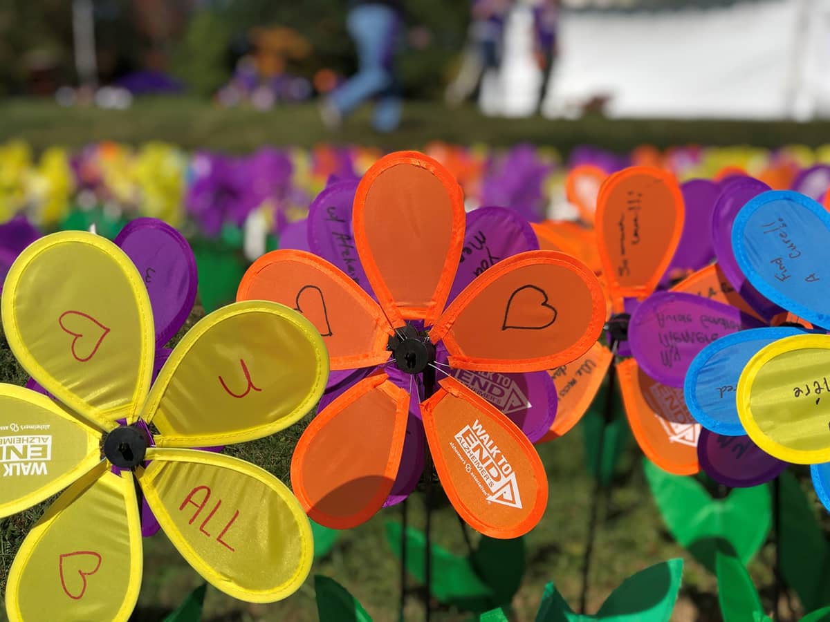 End Alzheimer's Flowers