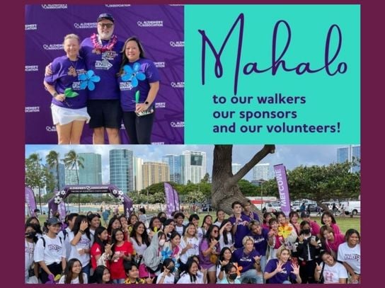 home instead kailua attends 2022 walk to end alzheimer's