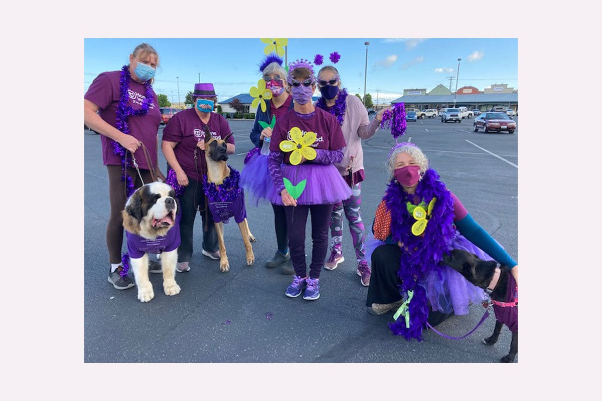 home instead sequim 2021 walk to end alz hero