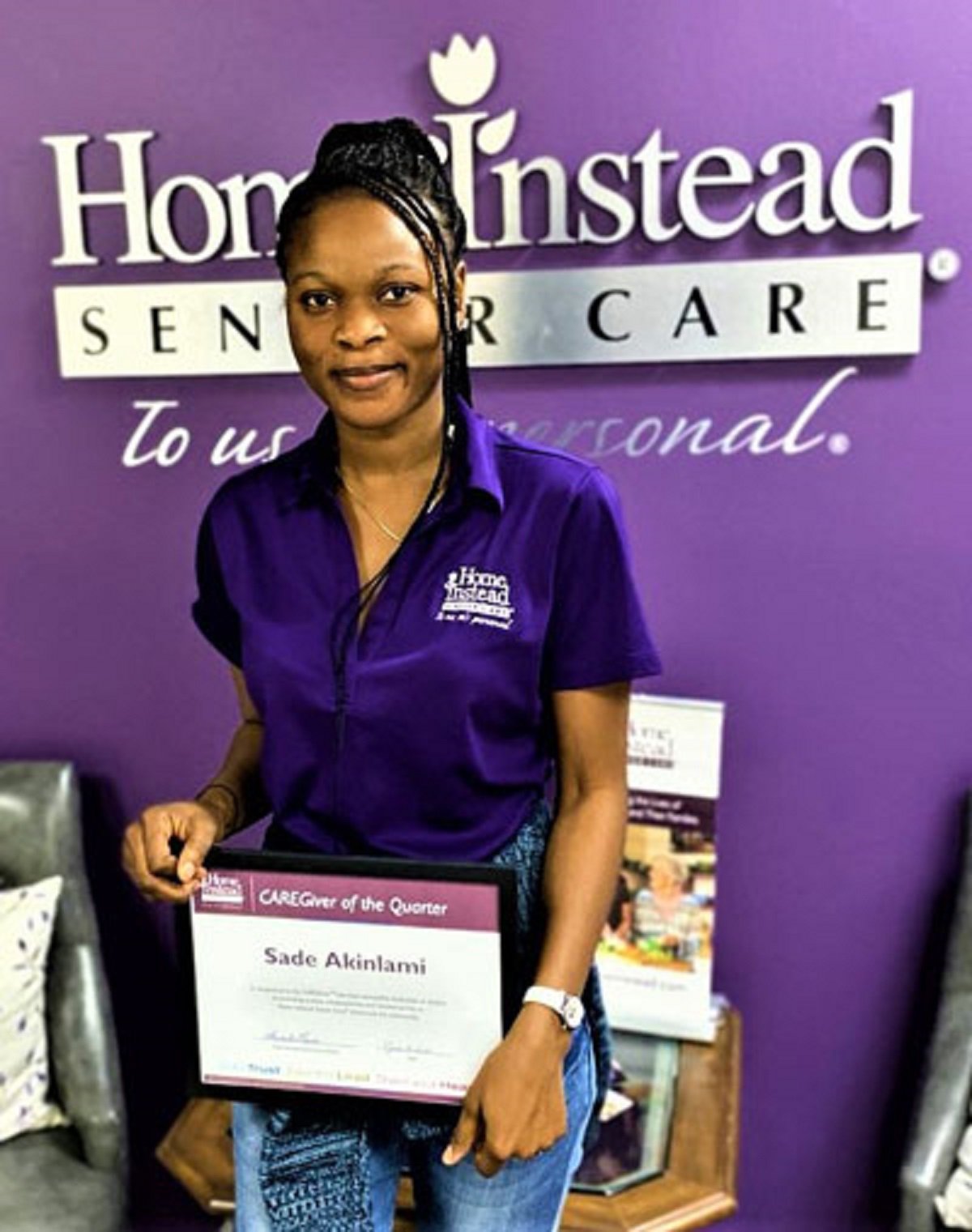 Caregiver of the Quarter Sade