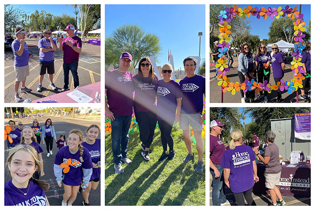 2021 Alzheimer's Walk collage