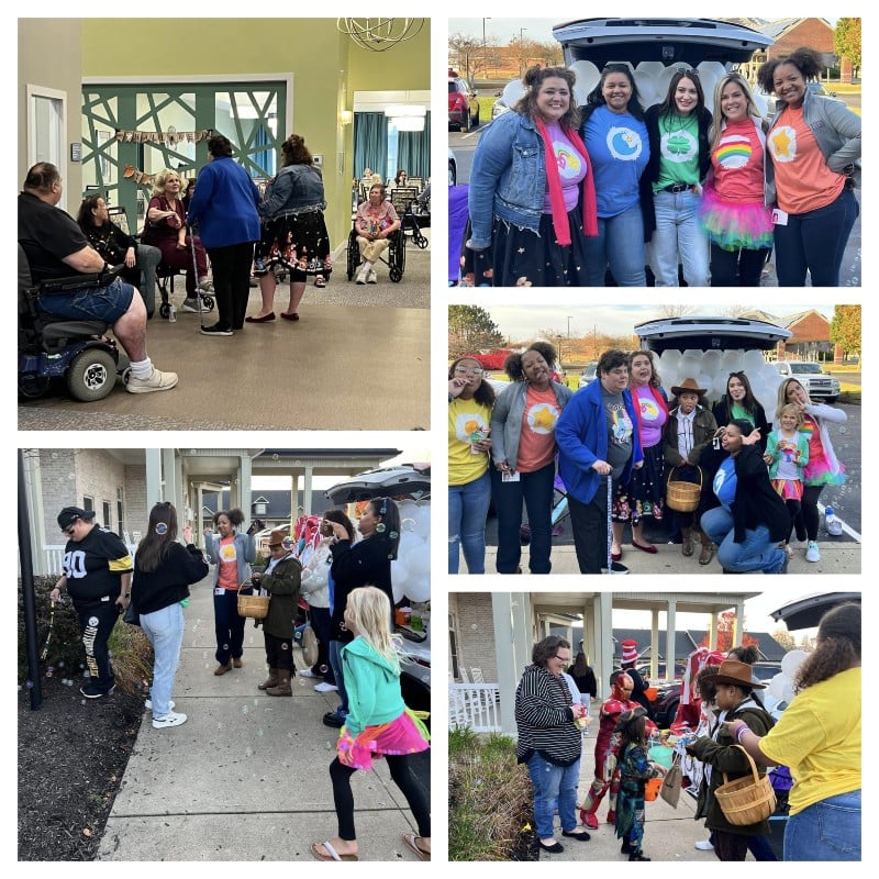 Home Instead at Trunk or Treat collage