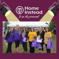 home instead team at alzheimer's association event