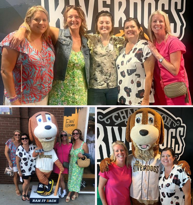 Home Instead Supports Networking Event at the Charleston River Dogs collage