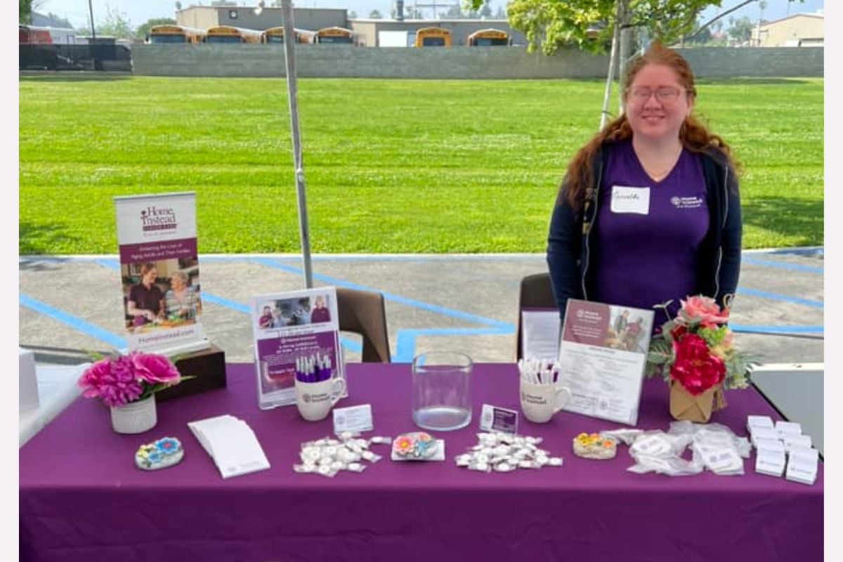 Sharing Resources at Azusa Adult Education Center Career Fair