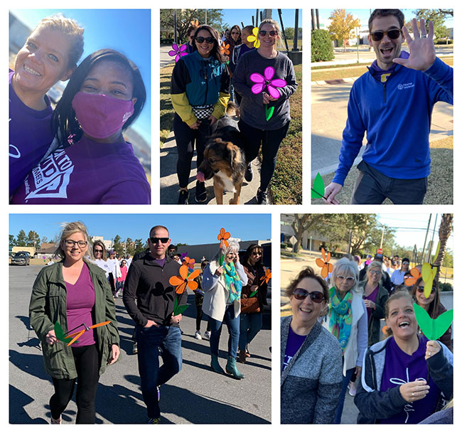 Walk to End Alzheimer's 2021 collage