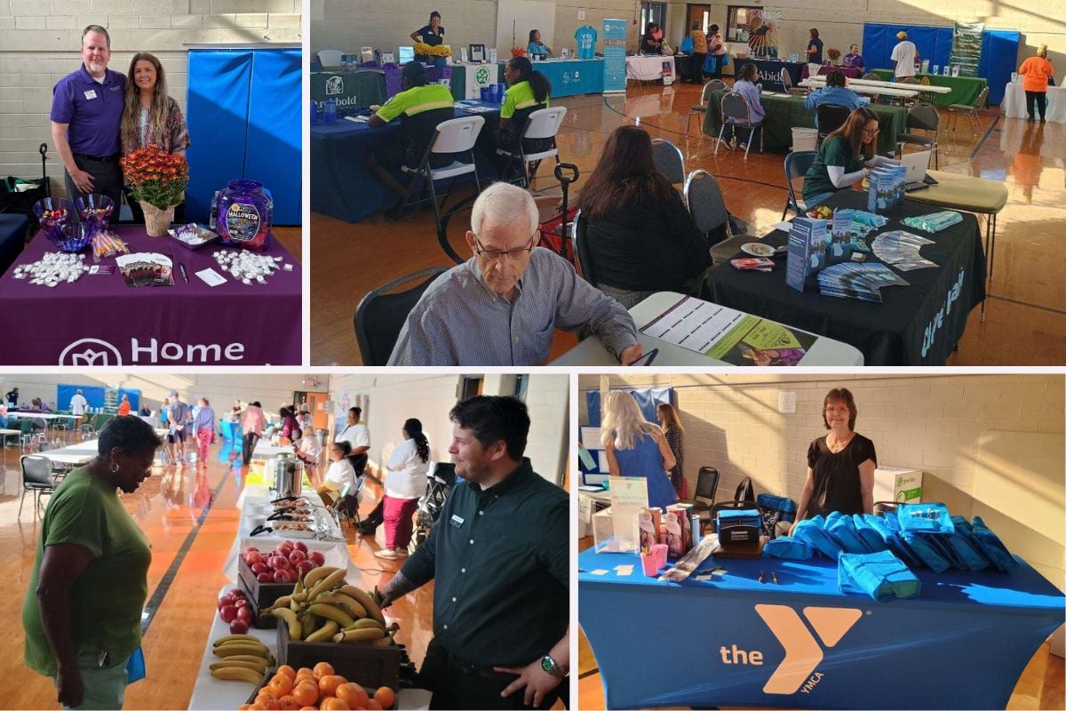 Home Instead Joins Senior Health Fair in Thomasville, GA collage