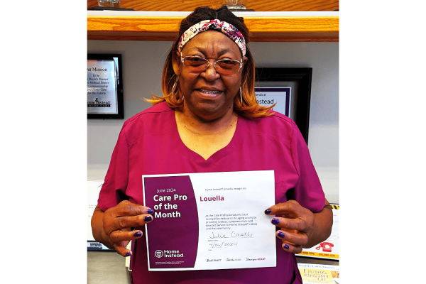 June 2024 Care Pro of the Month Louella Mims