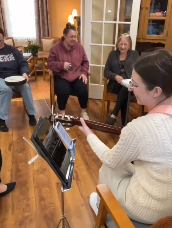 Seniors Enjoy Music at Home Instead's Senior Day Program