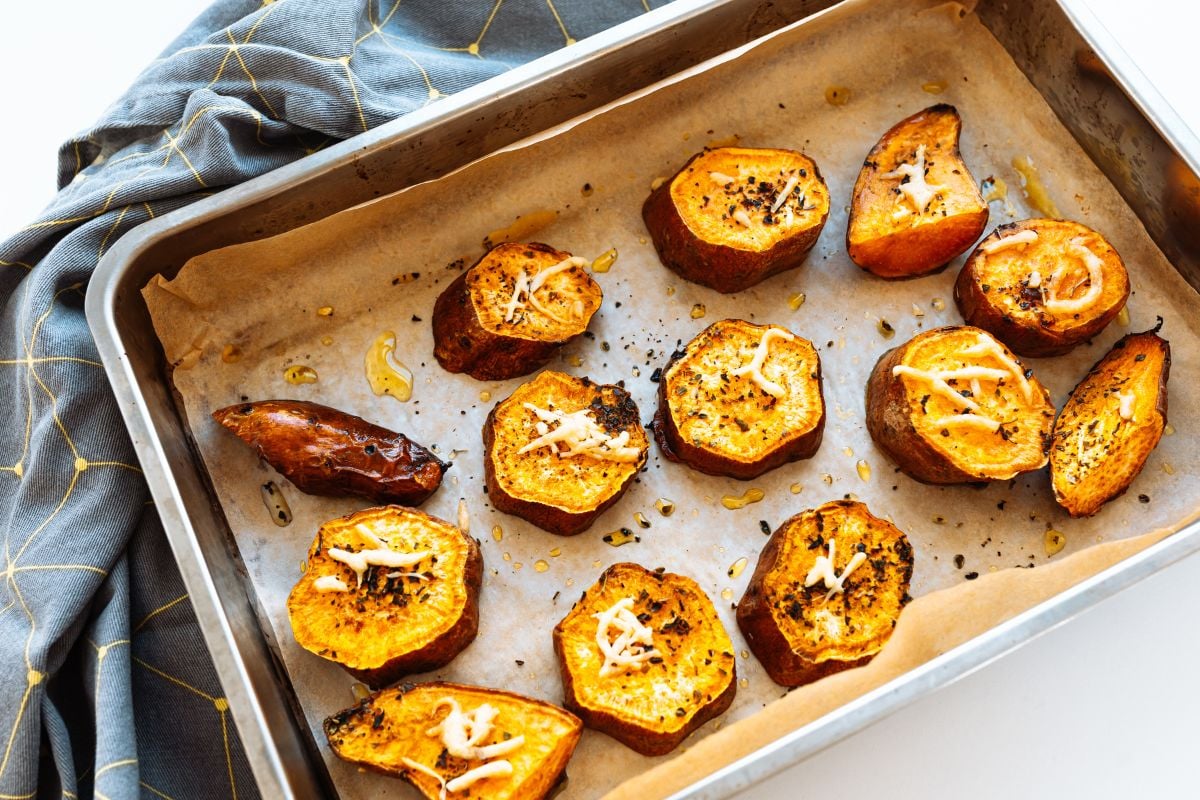 Roasted Garlic Butter Sweet Potatoes A Diabetic-Friendly Side Dish