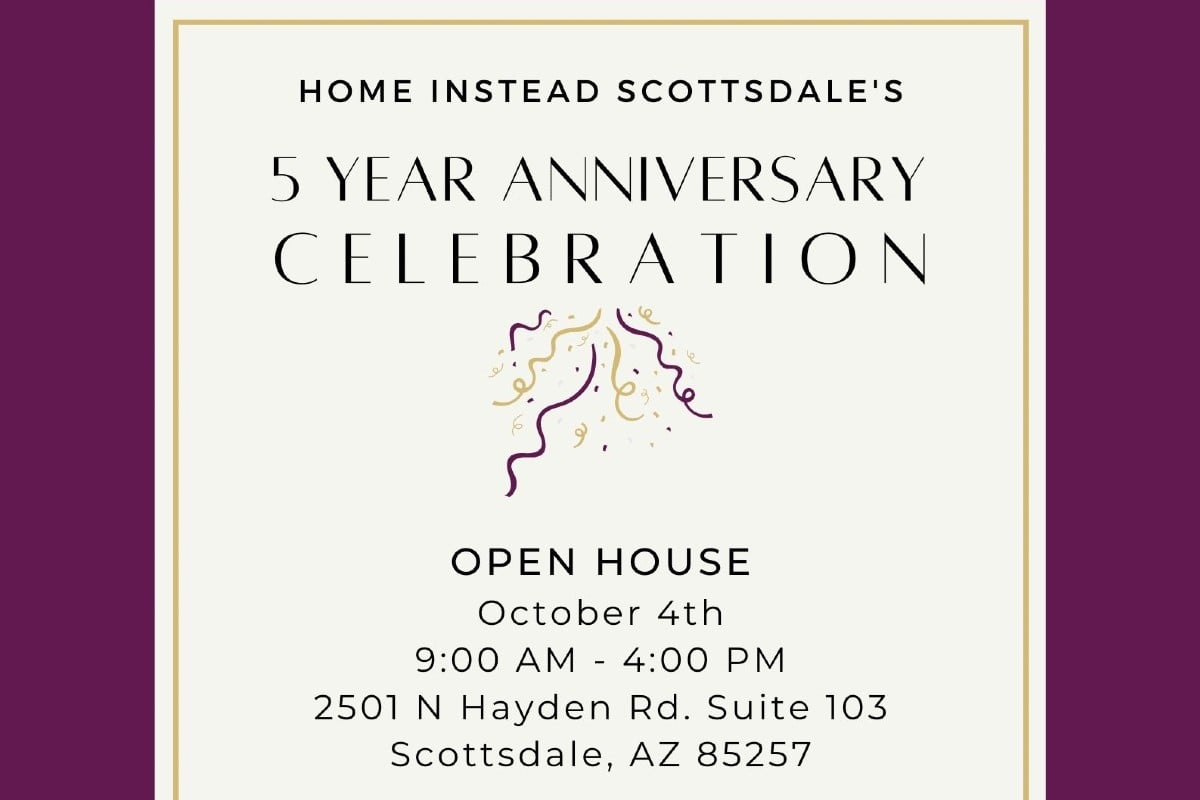 Home Instead Scottsdale/Paradise Valley, AZ Celebrates 5 Years hero