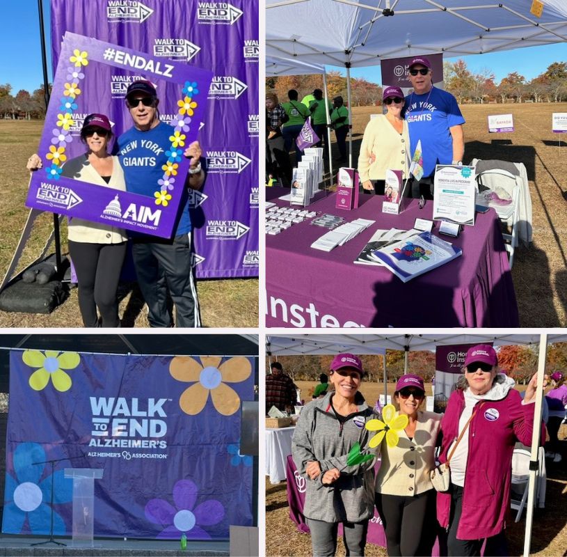 Home Instead Supports 2024 Walk to End Alzheimer's in Morris County, NJ collage