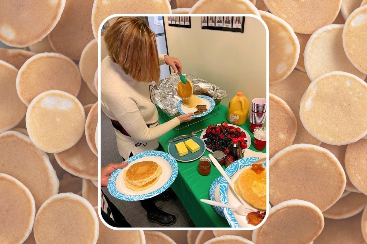 Home Instead Serves Pancakes and Smiles for the Holidays