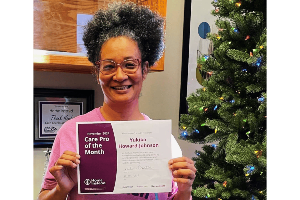 Yukiko Howard Johnson November Care Pro of the Month