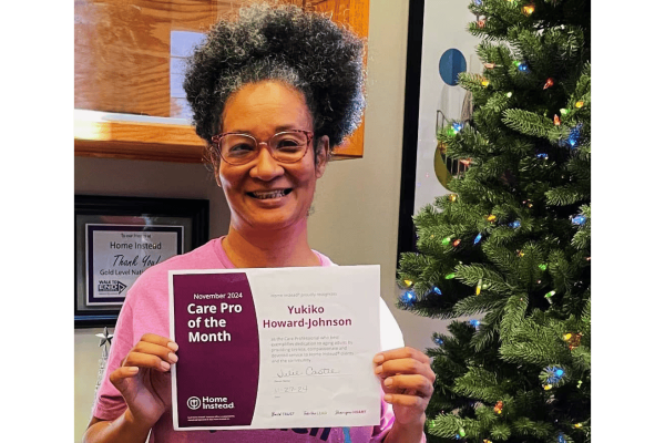 Yukiko Howard Johnson November Care Pro of the Month