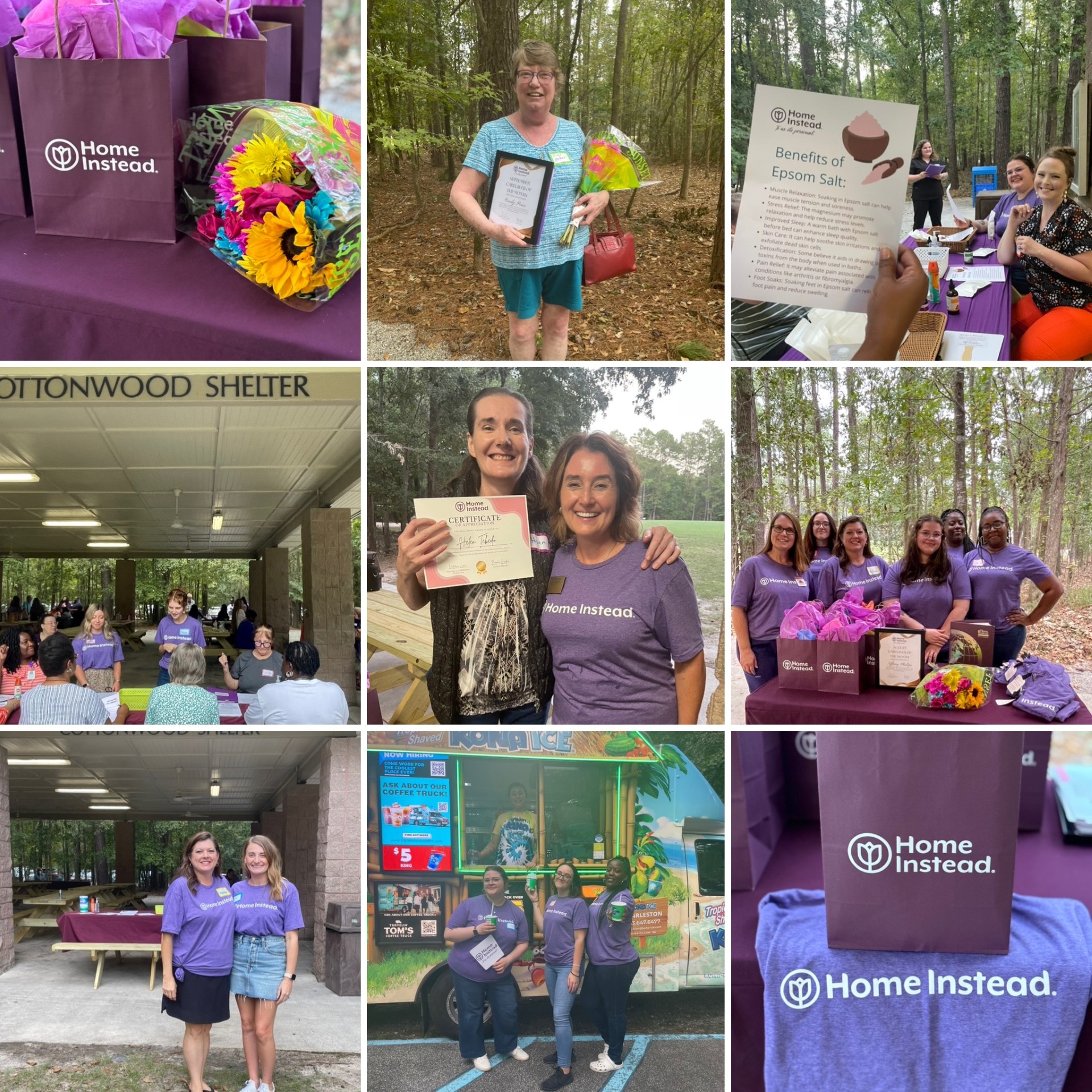 Home Instead Celebrates Caregivers During Bi-Annual Meeting in Charleston, SC collage