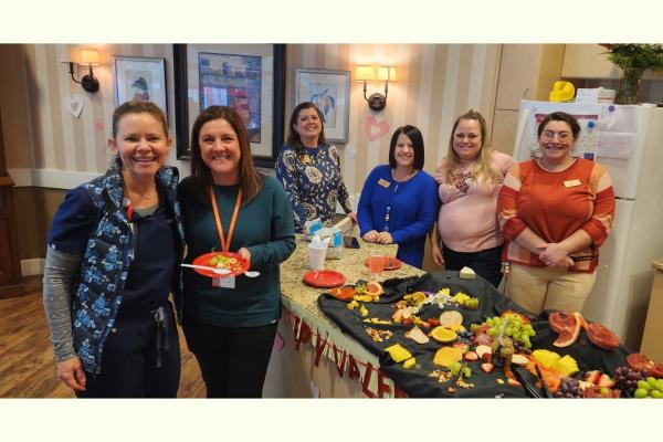 Home Instead Joins Ashley Gardens' Valentine’s Bingo in West Ashley, SC