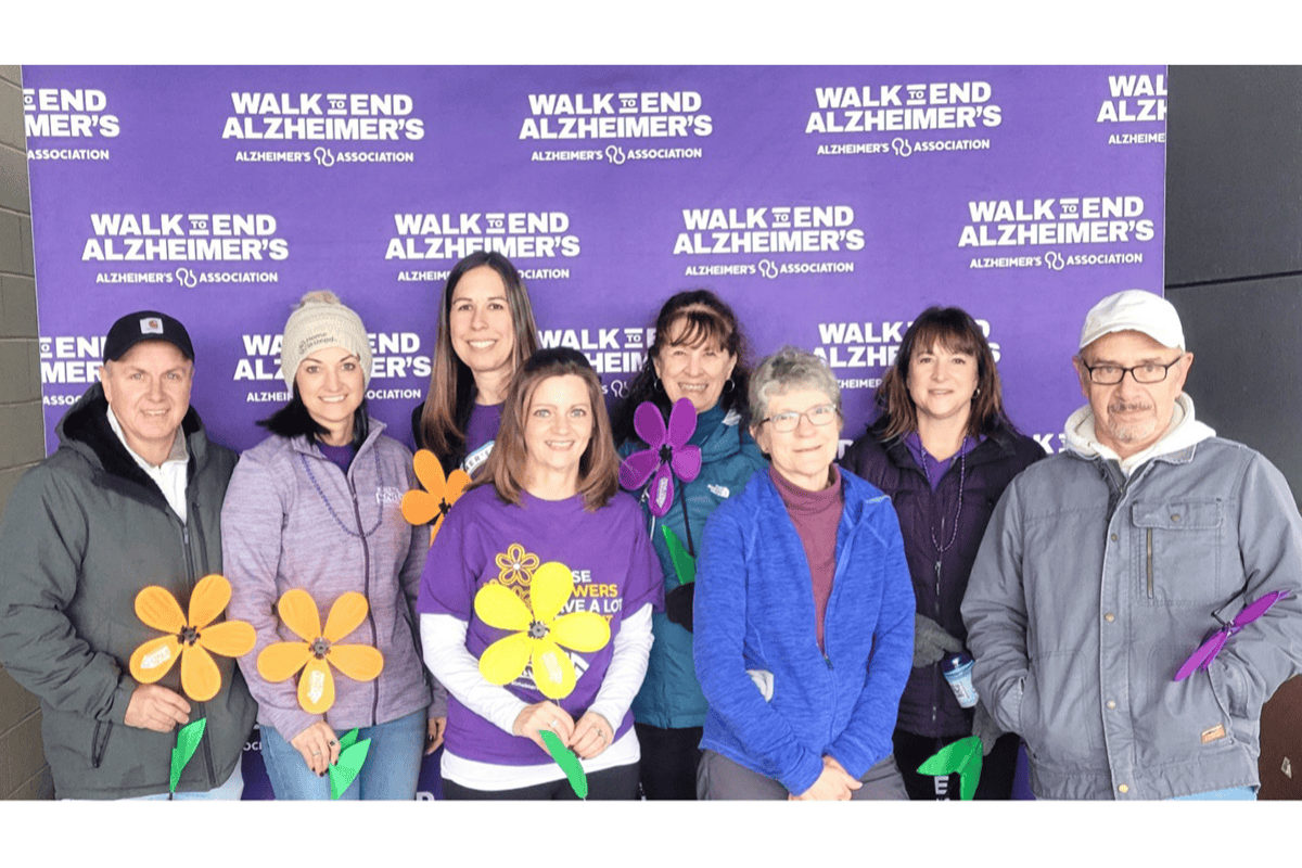 Walk to End Alzheimer's 2023 Team Photo