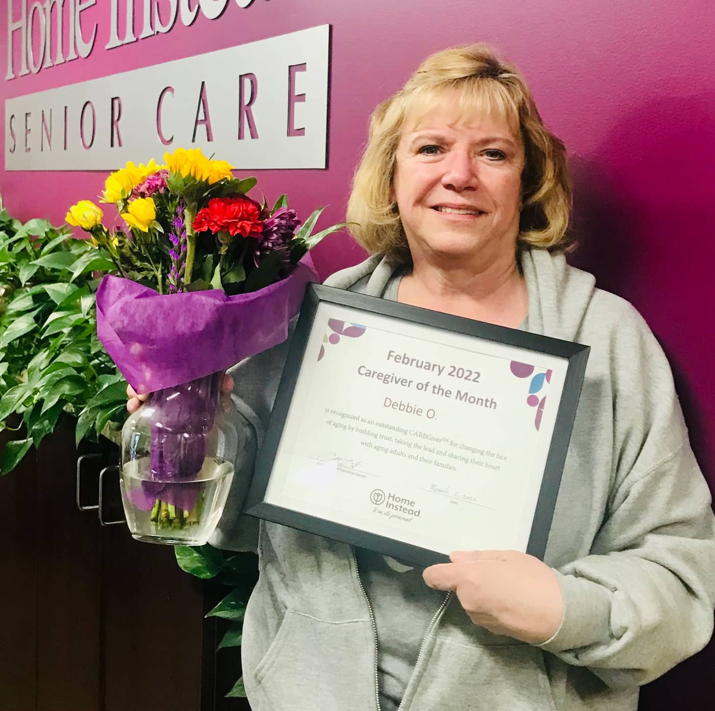 February 2022 CAREGiver of the Month – Debbie O.