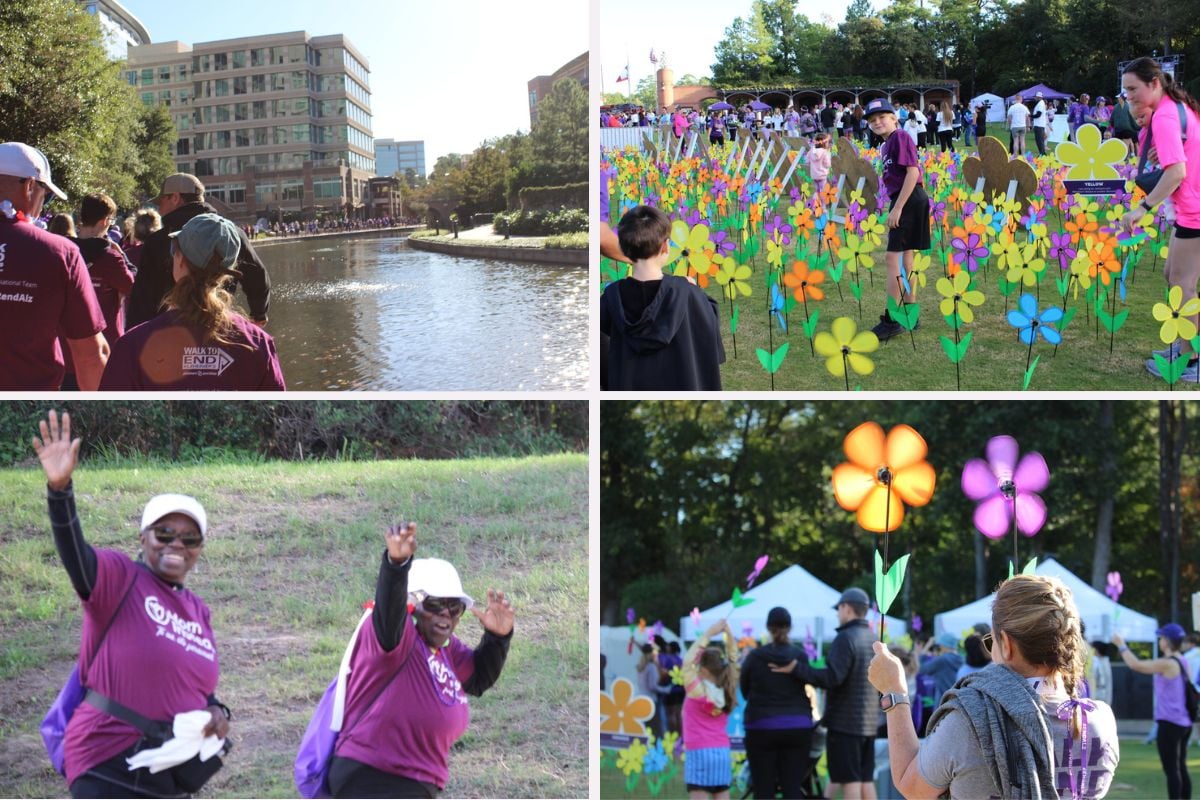 Home Instead Supports Alzheimer's Association Walk in The Woodlands collage2