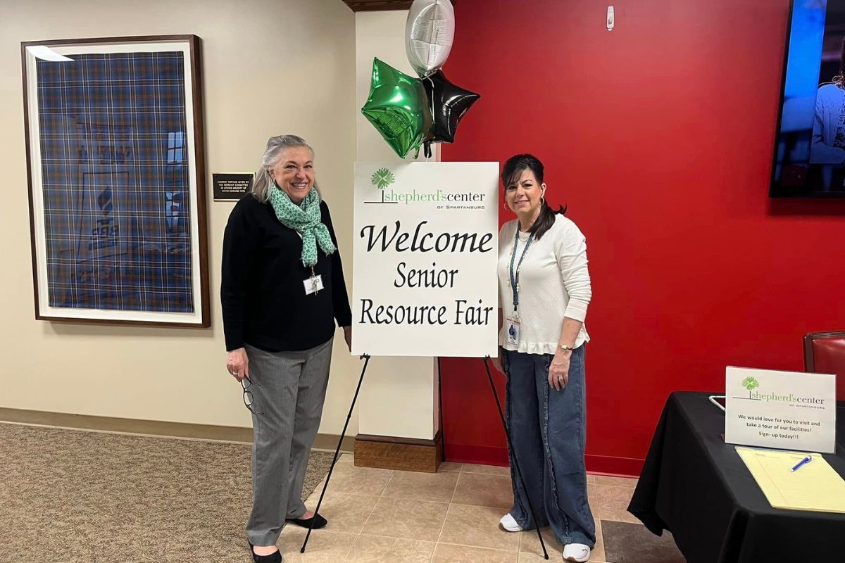 Home Instead of Spartanburg, SC Attends Shepherd's Center Senior Resource Fair