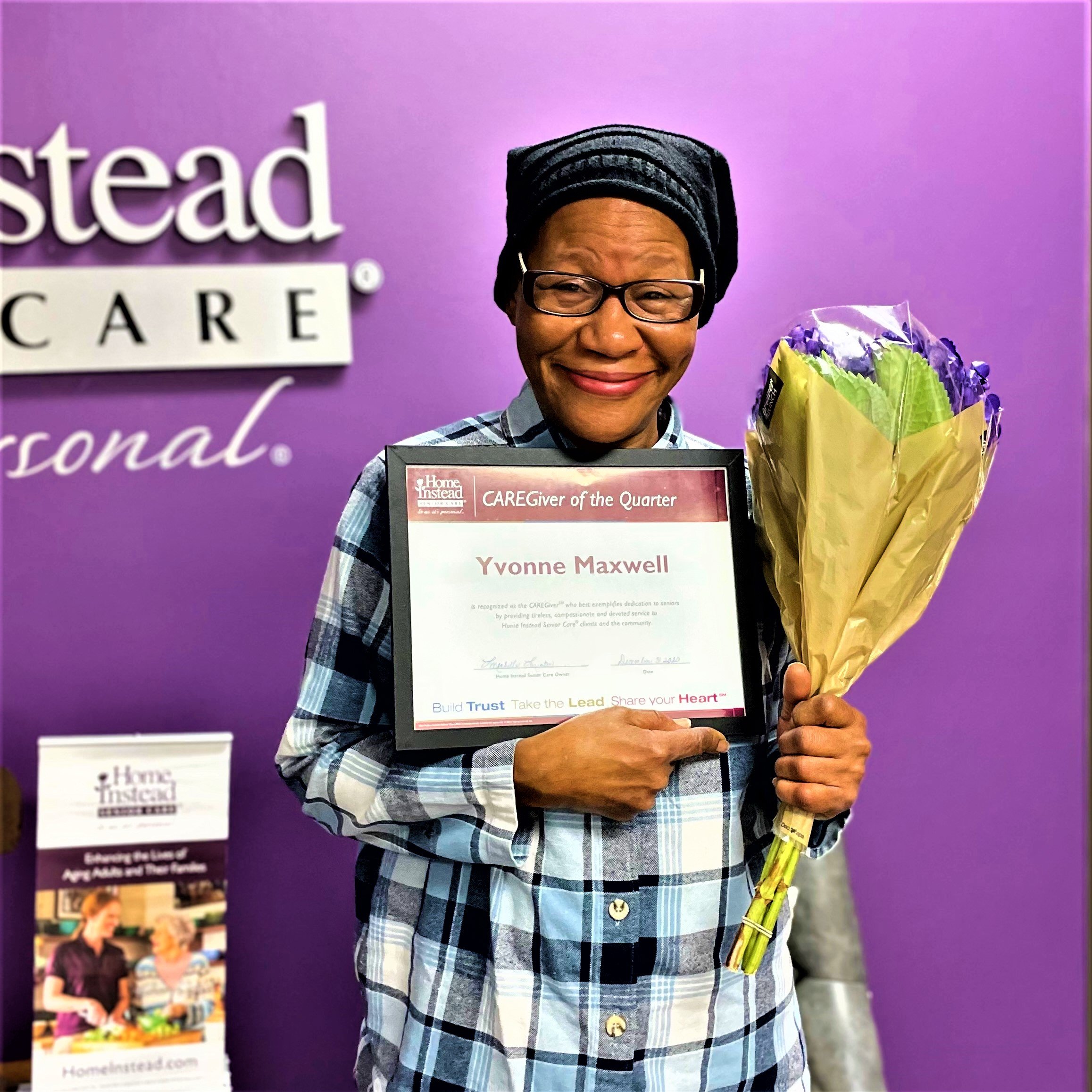 Caregiver of the Quarter Yvonne