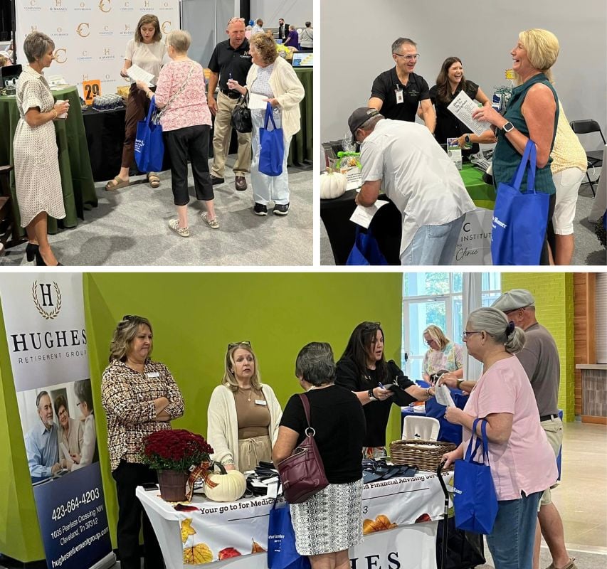 Home Instead Attends 55+ Senior Expo in Cleveland, TN collage