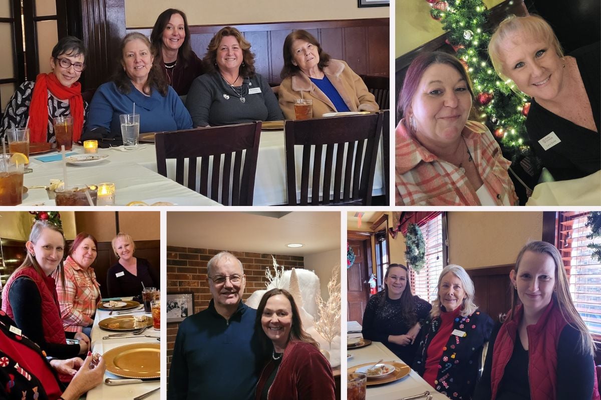 Home Instead Hosts Festive Luncheon for Caregivers and Staff in Fayetteville, NC collage