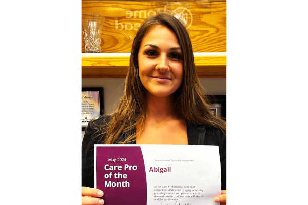 Abigail Turner Care Pro of the Month May 2024