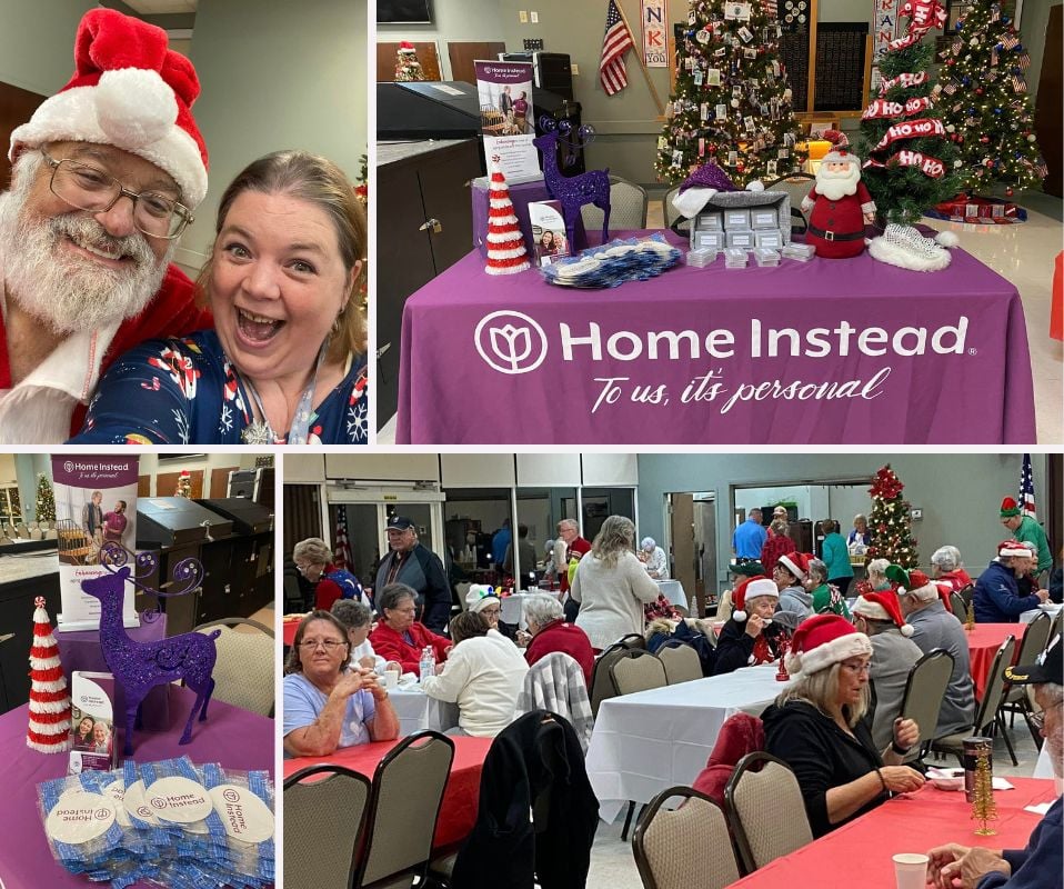 Home Instead Joins Cypress Lakes Village for Caroling and Ice Cream Event in Lakeland, FL collage