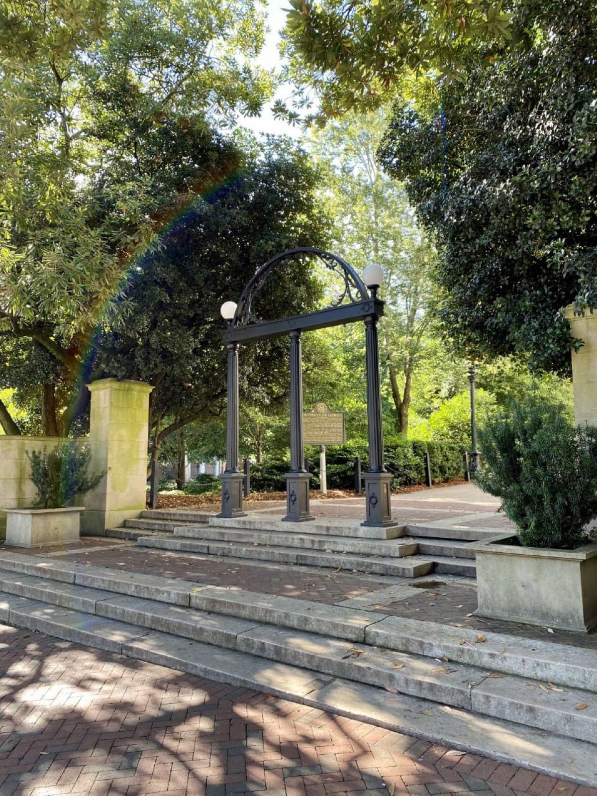 Uga Arch on the border of the Universtiy of Georgia campus & downtown Athens, GA