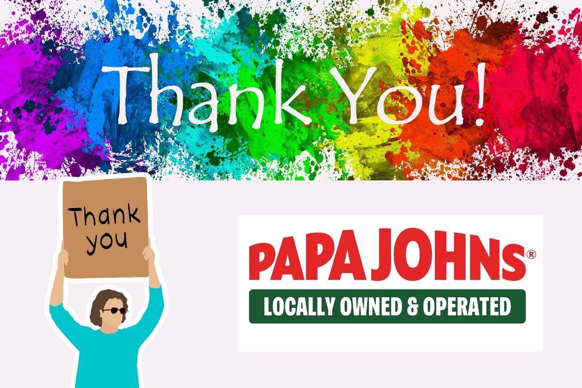 Home Instead Thank You Dave Edwards Papa John's hero