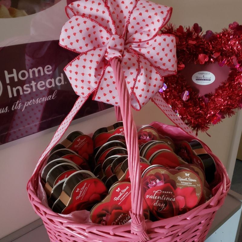 Home Instead Milton, MA Drops off Valentine's Goodies