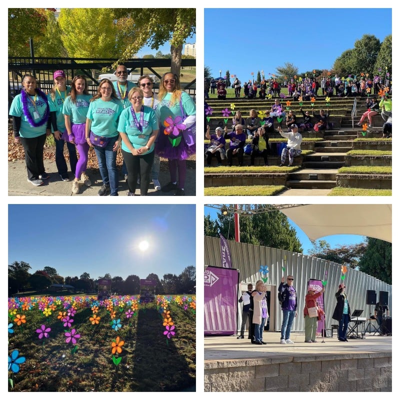 Home Instead Spartanburg at Alzheimer's Walk 2022 collage