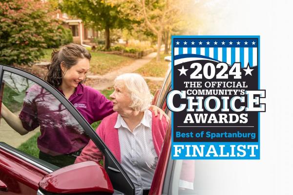 Home Instead Selected as a Finalist in the Best of Spartanburg Choice Awards