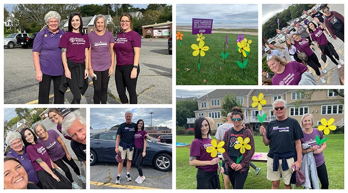 Norwell Alzheimer's Walk 2021 collage