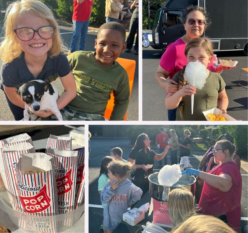 Caregiver Appreciation Movie Night in Greenville, SC Collage