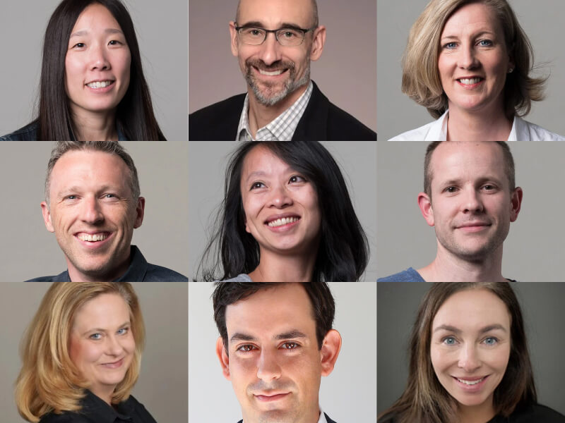 A grid of the Home Instead leadership team portraits showcasing a diverse and professional team, emphasizing teamwork and dedication.